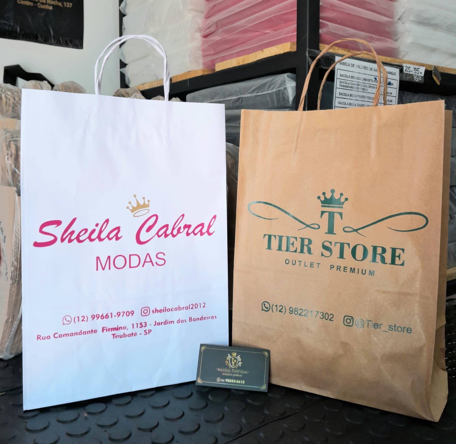 Sacola Papel Kraft – sacola personalizada Top Sacolas